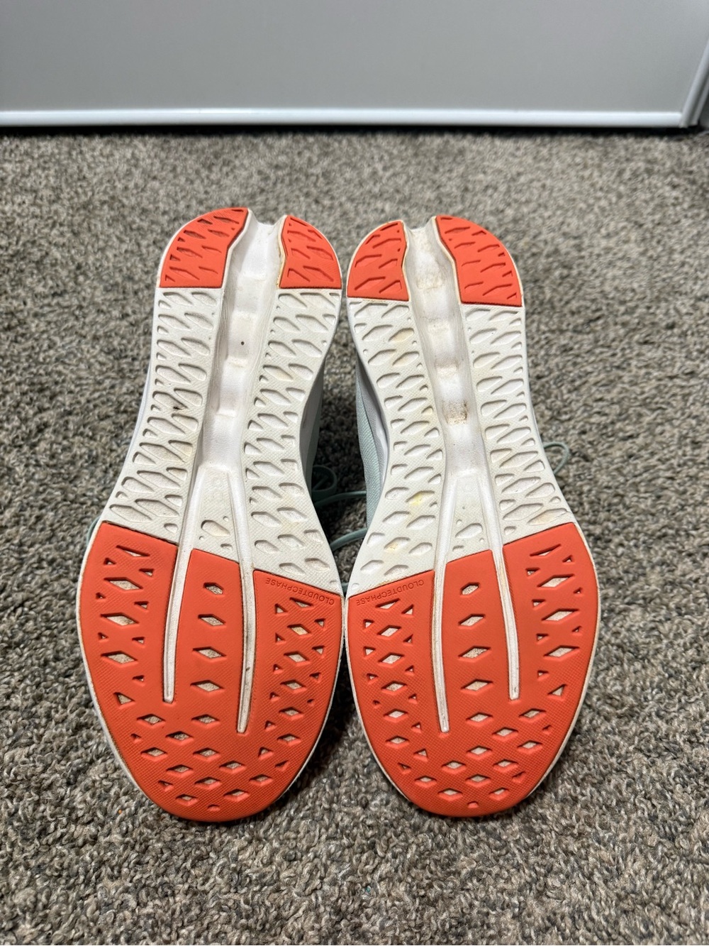 On Running Women’s Mint and Orange Cloudtec Trainer - Picture 7 of 8